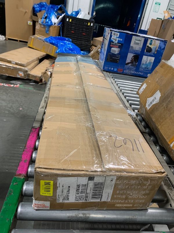 Photo 1 of ****** MISSING PARTS******CAN BE USED FOR PARTS***Sweetcrispy Electric Standing Desk Adjustable Height, 48x24 Inch Sit Stand Up Home Office Desks Computer Workstation PC Work Table with 3 Memory Preset Splice Wood Board Metal Frame, Black