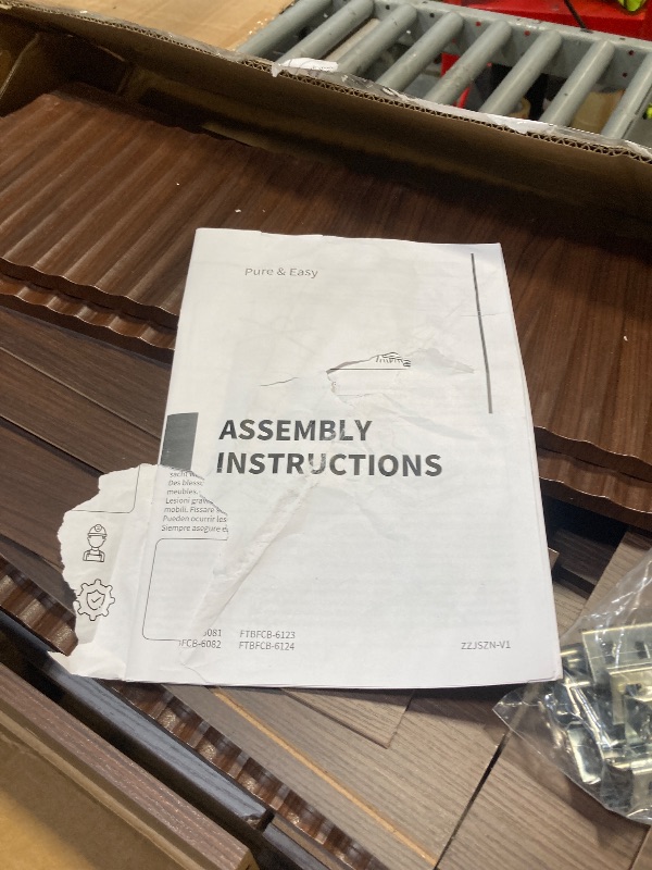 Photo 1 of **HAS BEEN USED** PICECES MAY BE MISSING*** CAN BE USED FOR PARTS *****DWVO Fluted 6 Drawer Dressers, 47.5" Wide Modern Chest of Drawers, Wooden Dresser with Metal Handle, Versatile TV Stand Cabinet Table for Bedroom, Closet, Living Room, Hallway, Walnut