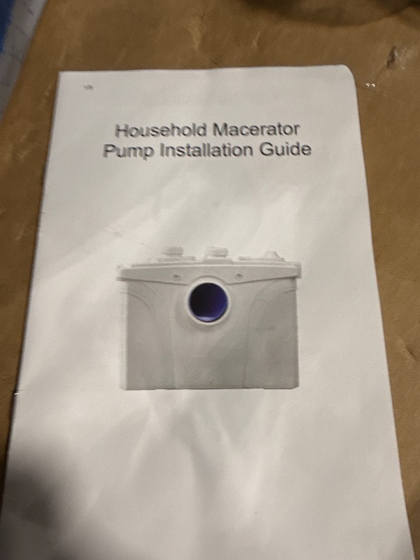 Photo 1 of ** DIRTY***700Pro Macerator Pump, Up to 29.5 ft, Upflush Toilet Pump with 4 Water Inlets for Sewerage Pump Domestic Waste Water Bathroom Toilet Sink (700Watt)