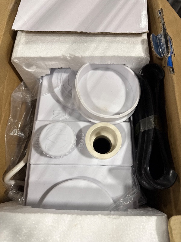 Photo 1 of ** DIRTY***700Pro Macerator Pump, Up to 29.5 ft, Upflush Toilet Pump with 4 Water Inlets for Sewerage Pump Domestic Waste Water Bathroom Toilet Sink (700Watt)