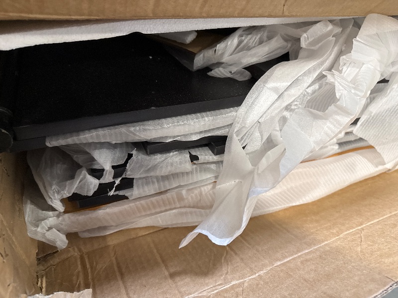 Photo 1 of Rolling Kitchen Island with Storage Cabinet, 41.3'' Width Kitchen Cart with Desktop Drop Leaf Countertop, Portable Mobile Island with Towel Rack, Spice Rack Shelf and Lockable Wheels, Black