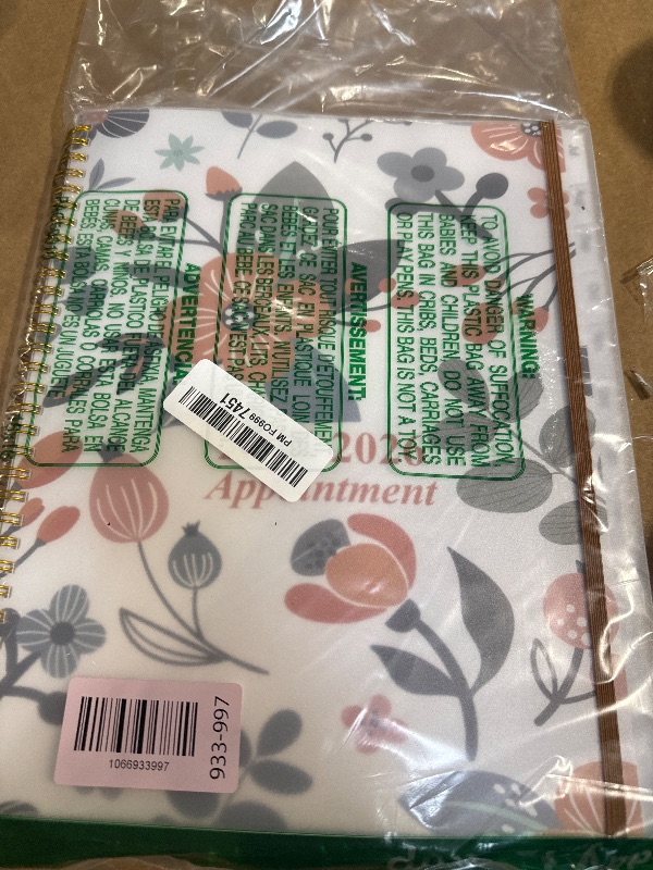 Photo 1 of 2025-2026 Appointment Book & Planner - 8.5" x 11" Daily Hourly Planner 2025 from July 2025 - June 2026, Weekly Appointment Book with 30-Minute Interval, Rose Flower