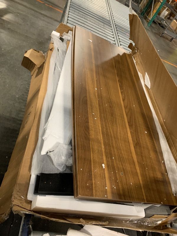 Photo 1 of ***SIMILAR ITEM***
Tribesigns 63 inches Executive Desk and 47" lateral File Cabinet, L-Shaped Computer Desk Home Office Business Furniture with Drawers and Storage Shelves, Office Table,Brown and Black