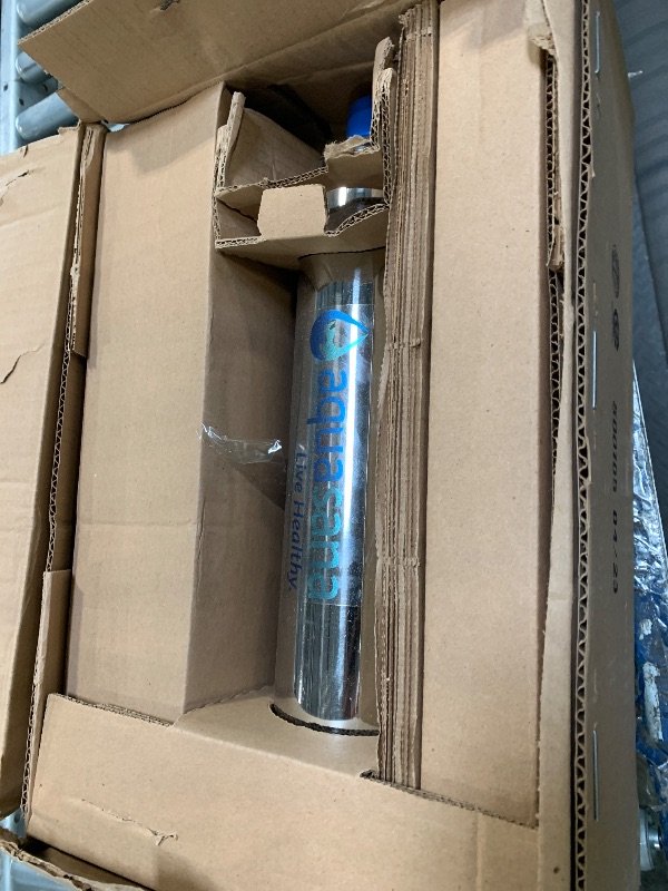 Photo 1 of ***UNABLE TO TEST***
Aquasana Whole House Well Water Filter | 500K Gallons | UV, Carbon & KDF | Salt-Free Softener Alternative | Install Kit | Tackles up to 99.99% Chlorine, Bacteria, Viruses & Scale | EQ-WELL-UV-PRO-AST