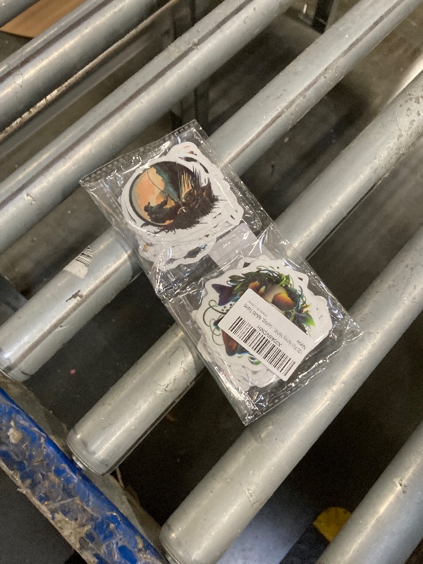 Photo 1 of 100 Pcs Funny Fishing Stickers, Fly Bass Fishing Stickers Waterproof Vinyl Gifts for Phone, Water Bottle, Luggage, Laptop, Adults Teens