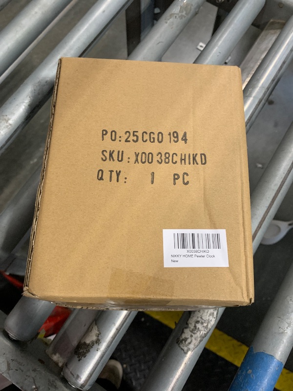 Photo 1 of NIKKY HOME Antique Table Clock Silent Non-Ticking, Small Shelf Desk Top Clock Battery Operated Rustic Distressed Design, Shabby Chic Home Decor for Fireplace Mantel, Desktop, Countertop- Green