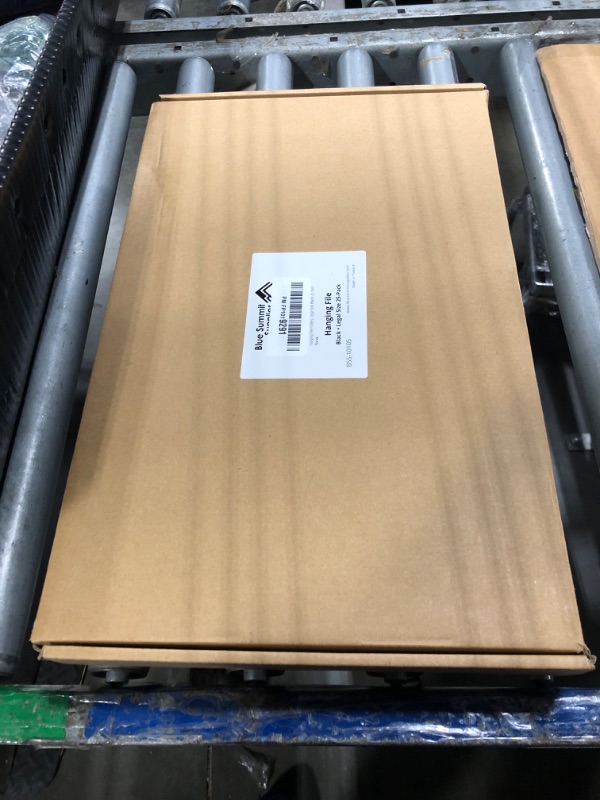 Photo 1 of 25 Blue Summit Supplies Legal Size Hanging File Folders - Black Hanging File Folders for Filing Cabinet, Durable 11 pt Paper with Plastic Tabs and Inserts, Black Legal Size Hanging Folders