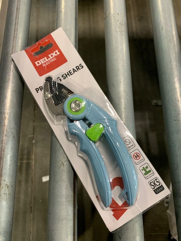 Photo 1 of Small Garden Scissors for Gardening, Lightweight Hand Pruning Shears for Women, Sharp Stainless Steel Blade Mini Garden Clippers for Plants, Flowers [Ergonomic Soft Grip][Safety Lock]