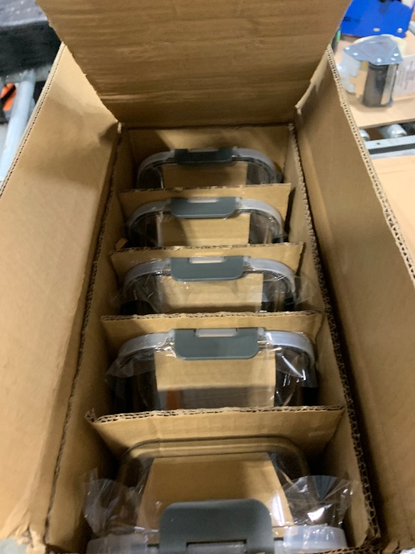 Photo 1 of [10-Pack] Glass Meal Prep Containers with Lids, MCIRCO Food Storage Containers with Snap Locking Lids, Airtight Lunch Containers, Microwave, Oven, Freezer and Dishwasher