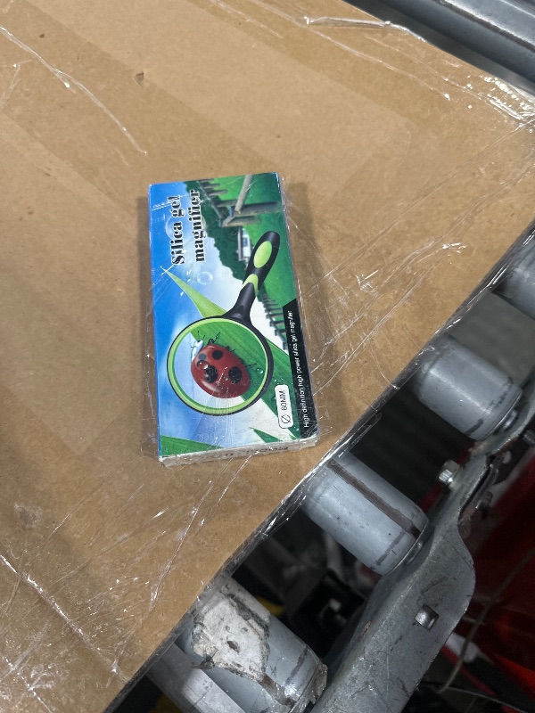 Photo 1 of  10X Magnifying Glass Handheld Shatterproof Reading Magnifier for Seniors and Kids, 50mm Colored Magnifying Lens with Non Slip Rubber for Observation Exploration Science 