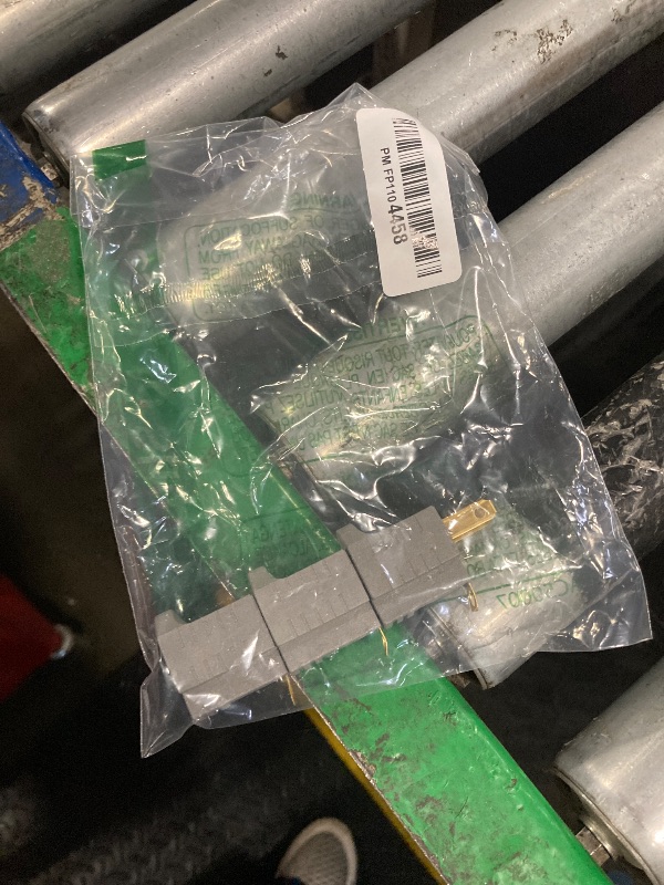 Photo 1 of (3 Pack) 3-Prong to 2-Prong Adapter Polarized Grounding Converter 3 Pin to 2 Pin Power for Wall Outlets Plugs, Gray