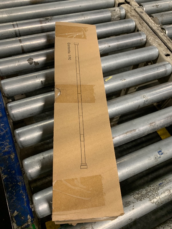 Photo 1 of Warm Gold Curtain Rods for Windows 48 to 84 Inches Adjustable Length Heavy Duty 1" Diameter Brass Window Curtain Rod with Solid Metal Finials for Outdoor Farmhouse Bedroom Kitchen Living Room