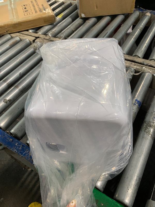 Photo 1 of Antarctic Star Mini Compact Refrigerator with Gaming Light, 4L Capacity/6 Cans Portable Mini Fridge, for Bedroom,Car,Office and Dorm, Small Cooler for Cosmetics, Beverage and Food, White