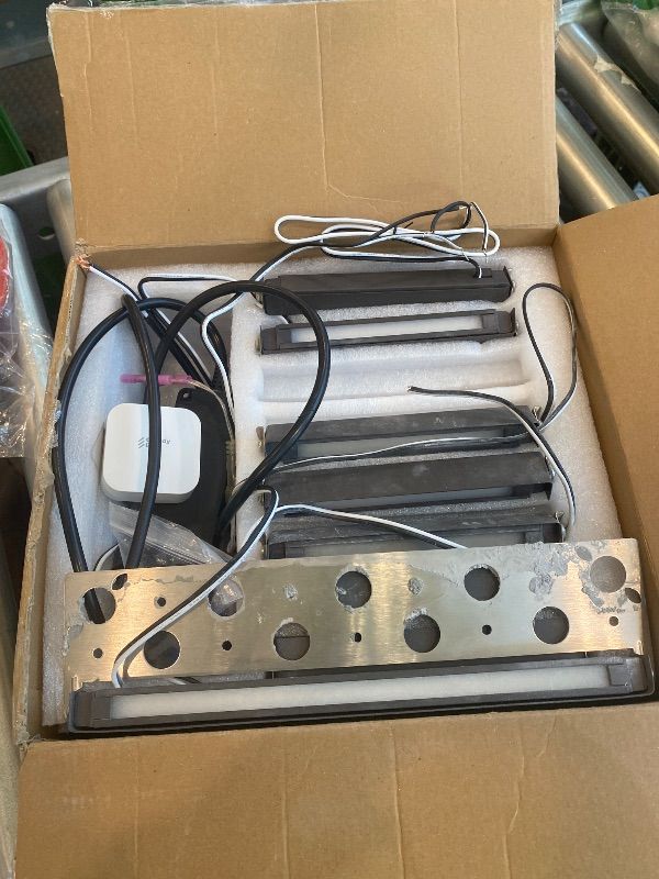 Photo 1 of ***VERY USED*** CLOUDY BAY [8 Pack] Low Voltage 7 Inch Smart Hardscape Lighting,3.5W LED Paver Light,2700-6500K,1.5W RGB Color Changing,Compatible with Alexa & Google Assistant,Hub Included,Transformer Excluded