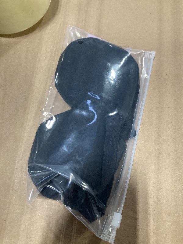 Photo 1 of Alaska Bear Sleep Mask Silk Eye Cover with Shaped Padding for Pressure-Free Sleeping, Foam Insert, Upgrade Contour Over Conventional Flat Satin Eye Masks, Machine Washable