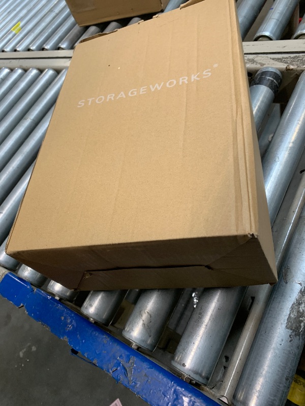 Photo 1 of StorageWorks Pants Hangers with Clips, Wooden Clothes Hanger for Skirts, Jeans, Shorts, 20 Pack