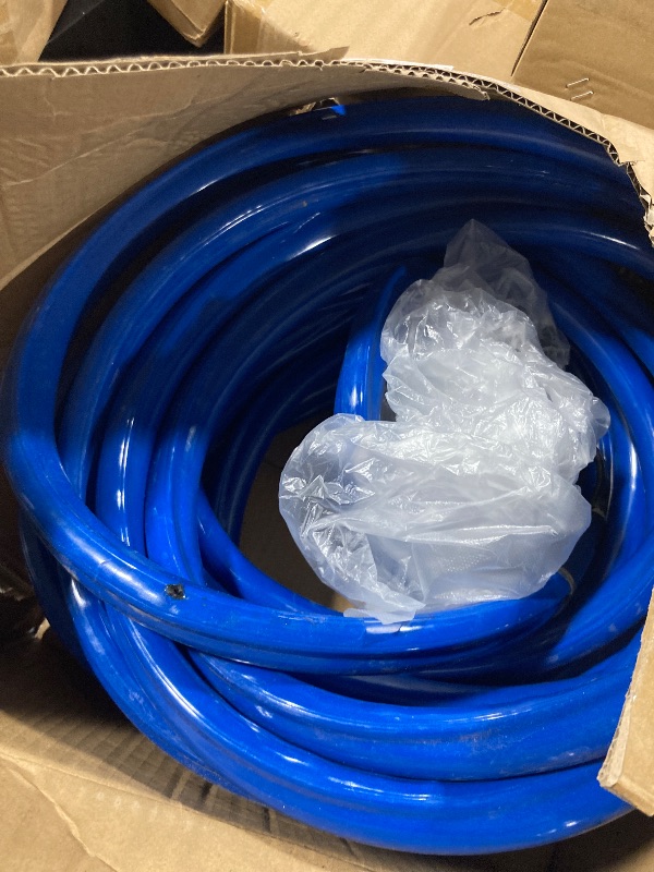 Photo 1 of **HAS BEEN USED!!!SGNJT 50FT Heated Water Hose for RV,Heated Drinking Water Hose with Thermostat,Lead and BPA Free,1/2" Inner Diameter,Temperatures Down to -40°F Self-Regulating,Blue Appearance Auto Accessory