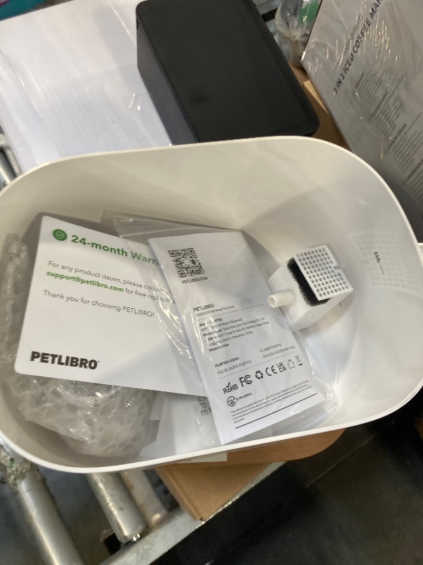 Photo 1 of **HAS BEEN USED HAS WATER SPOTS***PETLIBRO App-Controlled Cat Water Fountain, Pet Water Fountain with Stainless Steel Tray, Water Fountains for Cats Indoor with Drinking Monitoring, Cat Fountains for Drinking with 2 Wireless Pumps