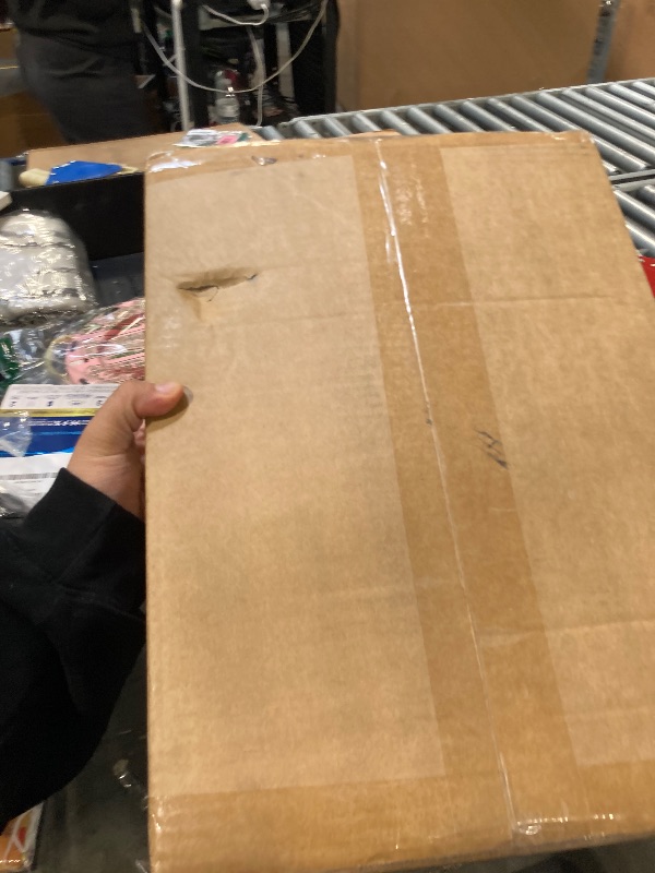 Photo 1 of 4ft Lighted Artificial White Christmas Tree | Leeheeyee Small Christmas Tree, Not Pre-lit White Tinsel Pine Trees with Lights, Ideal for Home, Office, and Xmas Tree Party Décor