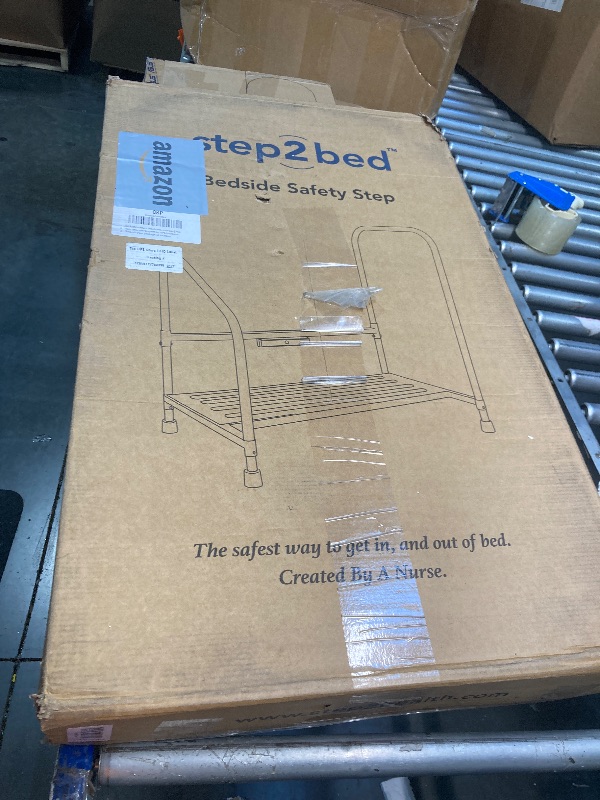 Photo 1 of ***HAS A LITTLE DING****Step2Bed Bed Rails For Elderly with Adjustable Height Bed Step Stool & LED Light for Fall Prevention - Portable Medical Step Stool comes with Handicap Grab Bars making it easy to get in and out of bed