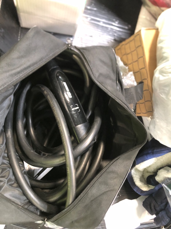 View 2 of **HAS BEEN USED ITS NOT NEW!!!!!!!!!!!!!!40FT Extension Cord for Tesla, Up to 12KW 50A 240V, NACS Plug, Compatible with Tesla Wall/Destination Connector, EVDANCE EV Charger(not for Tesla Gen 1/Gen 2 Mobile Connectors, Tesla Superchargers)