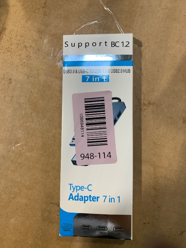 Photo 1 of ?Upgrade? USB C/USB Hub, BERLAT Aluminum 7 in 1 USB C & USB Hub with USB 3.0, USB 2.0 Ports for PC/Laptops/MacBook Pro/Air/iMac/iPad and More Devices