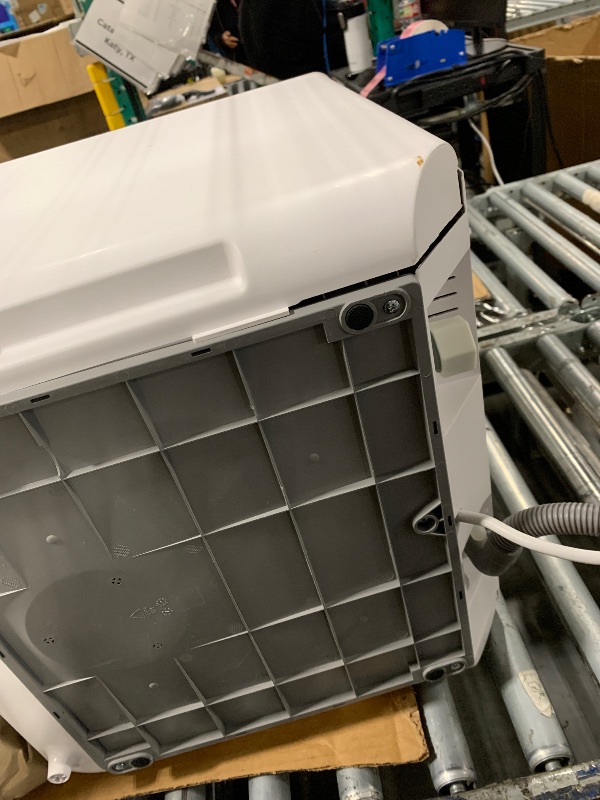 Photo 1 of **IT IS NOT PROPERLY ASSEMBLED AT THE BACK , AND IT IS BIT DIRTY.***
 Silonn Portable Countertop Dishwasher, 5L Tank No Plumbing Needed 7 Wash Prog 360° Spray, 4-Place Settings Dishwasher Auto Dry for Apartments RVs Dorms