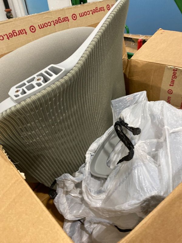 Photo 1 of **UNKNOWN MISSING PIECES**Sweetcrispy Home Office Managerial Executive Chair, Ergonomic Mesh Adjustable Swivel Mid-Back Chair with Comfortable Lumbar Support, Comfy Arms for Bedroom,Study,Student