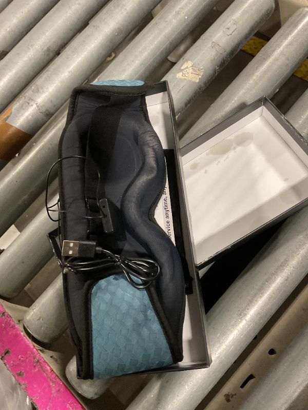 Photo 1 of ***DIRTY***3D Sleep Mask with Bluetooth Headphones, Sleeping Headphones for Side Sleepers, Zero Eye Pressure, Adjustable Sleep Eye Mask, Ultra-Thin Stereo Speakers Perfect for Sleeping-Peacock Blue