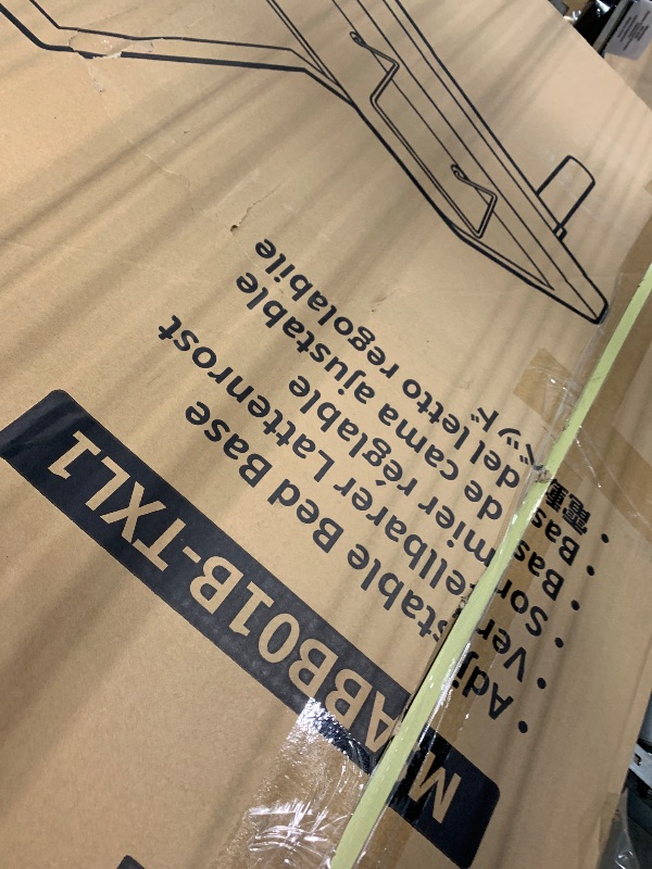 Photo 1 of ****HALF OF THE MATTRESS, PARTIAL SET**** Marsail MS01-2 Split King Adjustable Bed with Massage + 10-inch Gel Memory Foam Mattress, APP Control Adjustable Bed with Under-Bed Nightlight, Split King