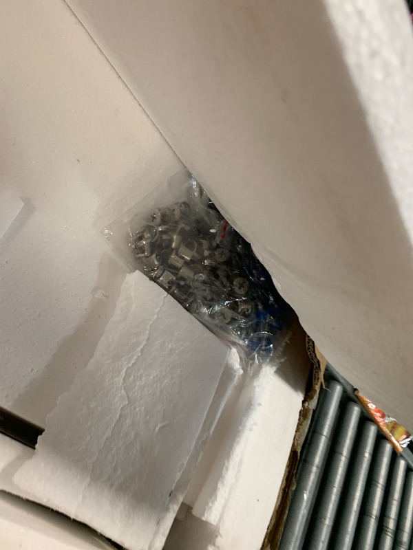 Photo 1 of LITTLE TREE 63" Modern Console Sofa Table with 3-Tier Storage, Wooden Rectangular Foyer Table, for Entrance, Hallway, Living Room, Retro White