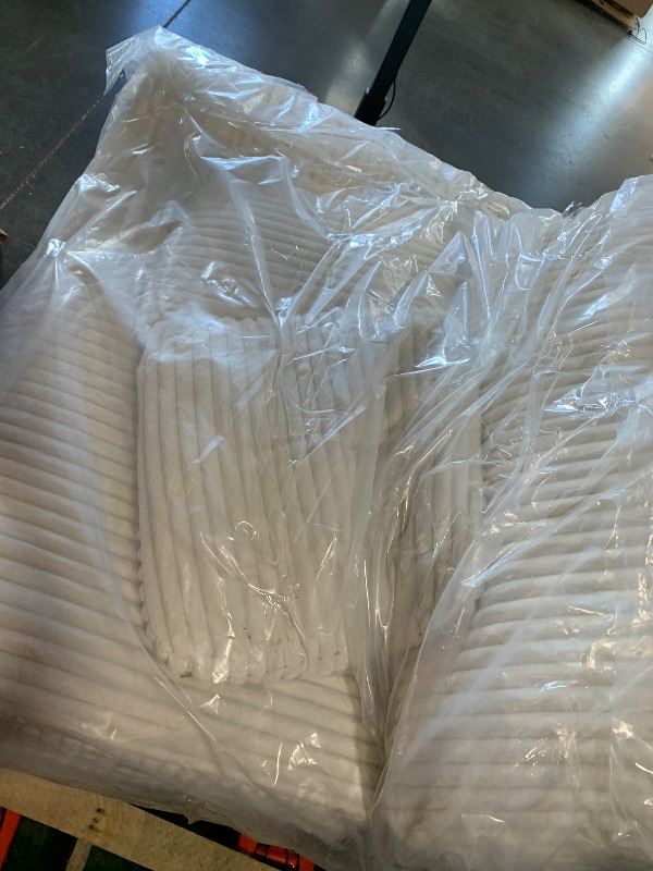 Photo 1 of ****left chaise only, partial set**** Signature Design by Ashley Lindyn Contemporary L-Shaped 2-Piece Sectional with Chaise for Living Room, White,