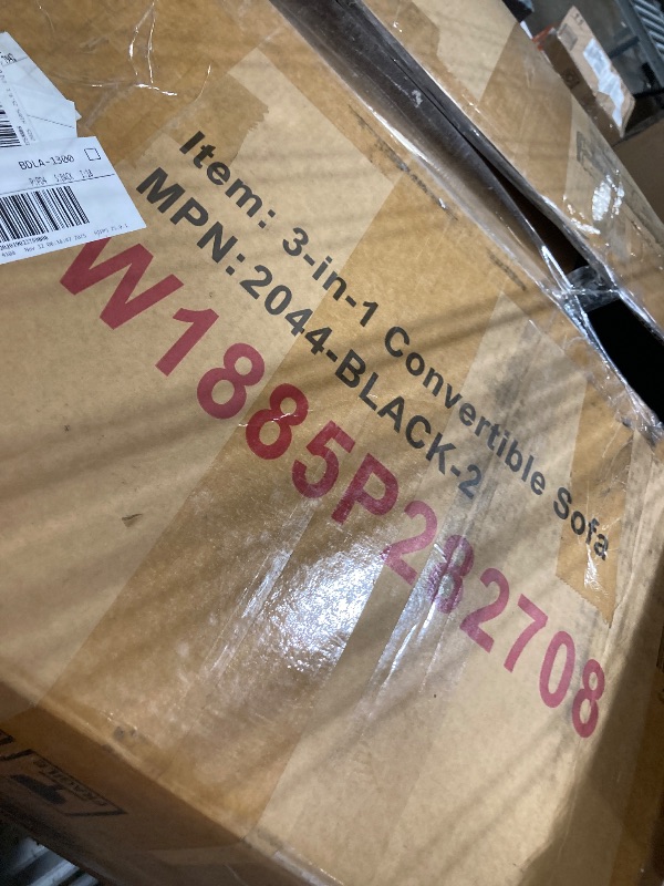 Photo 1 of ***PARTIAL SET, NOT FULL COUCH/BED*** Lyngins 66" Queen Sleeper Sofa,Velvet Convertible Sofa Bed Queen, 3-in-1 Pull Out Couch Bed, Sleeper Loveseat for Small Spaces, Living Room, Office, Apartment