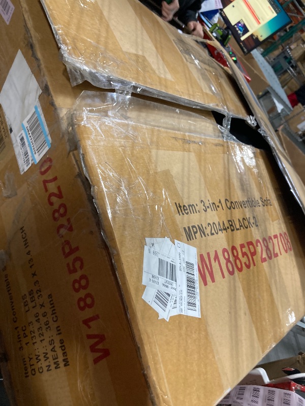 Photo 1 of ***PARTIAL SET, NOT FULL COUCH/BED*** Lyngins 66" Queen Sleeper Sofa,Velvet Convertible Sofa Bed Queen, 3-in-1 Pull Out Couch Bed, Sleeper Loveseat for Small Spaces, Living Room, Office, Apartment