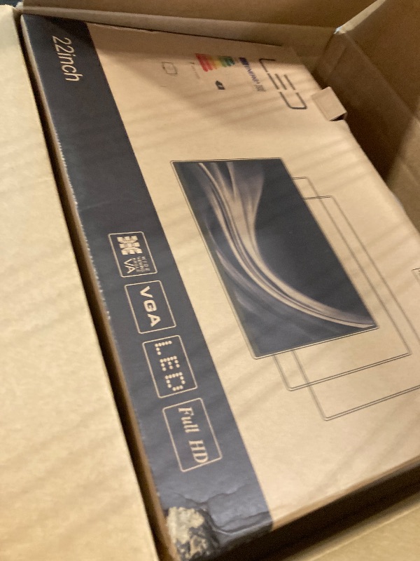 Photo 5 of Feihe 22 Inch TV, 1080p LED Widescreen HDTV with Digital ATSC Tuners, Flat Screen TV with HDMI/VGA/RCA/USB for Kitchen, RV, Bedroom, Caravan(NO Smart TV)