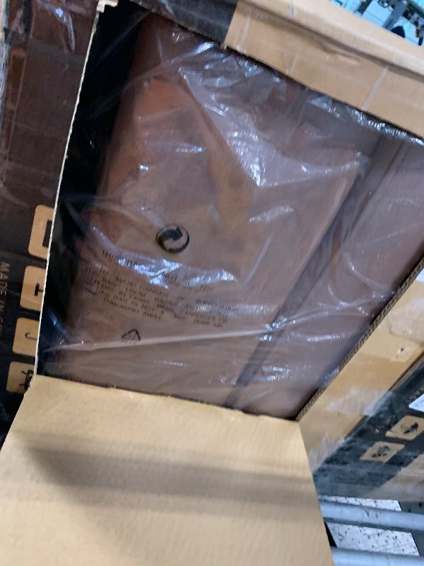 Photo 1 of MALOL Swivel Rocking Recliner Chair, Wide PU Leather Glider Recliner with High Backrest and Footrest for Living Room, Office, Bedroom