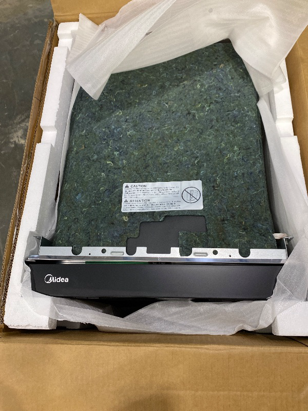 Photo 1 of *USED*
Midea MDF18A1ABB Built-in Dishwasher with 8 Place Settings, 6 Washing Programs, Stainless Steel Tub, Heated Dry, Energy Star, Black