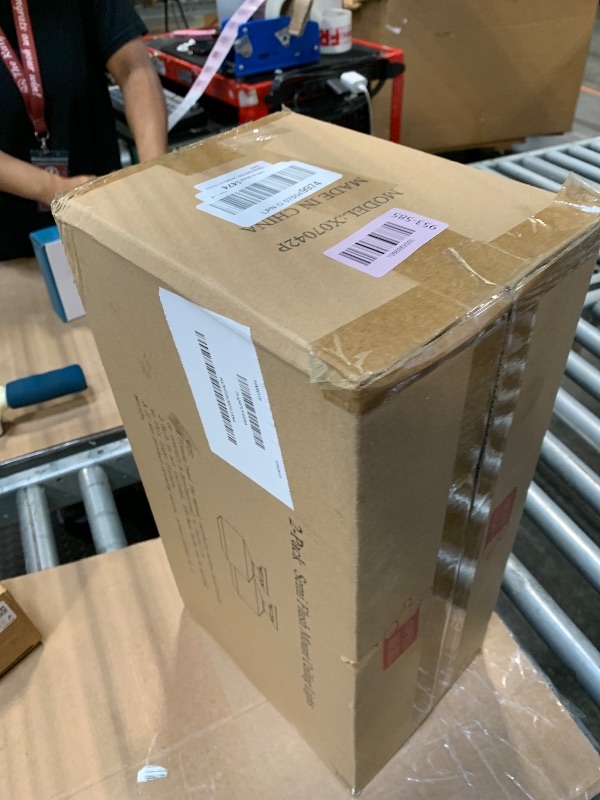 Photo 1 of **Missing**
TOBUSA Semi Flush Mount Ceiling Light 2 Pack, Industrial Ceiling Light Fixture with Clear Glass Pendant Lamp Shade, Farmhouse Hallway Light Fixtures for Porch Kitchen Bedroom, E26 Bulbs Excluded