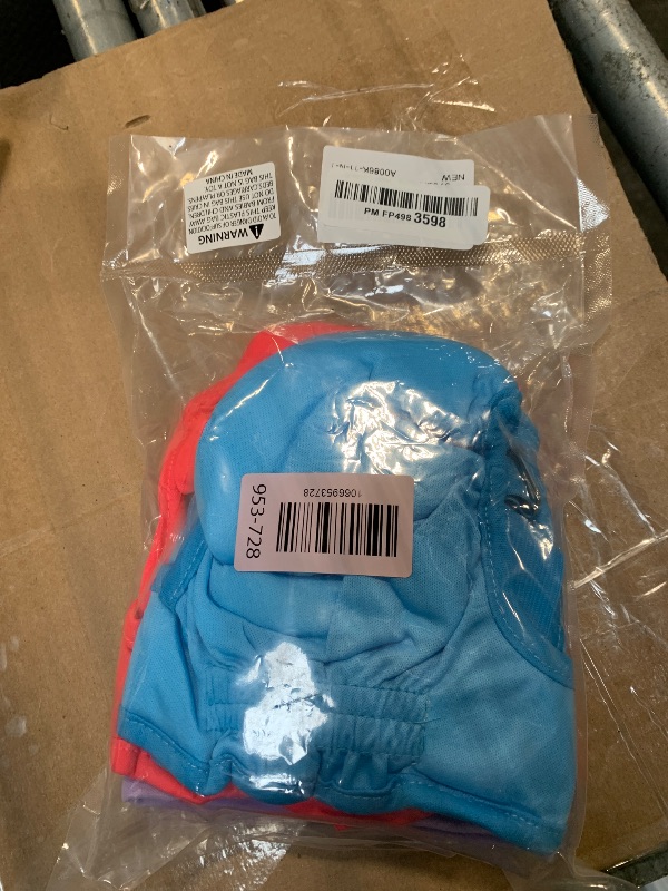 Photo 1 of 3 Pack Washable Female Dog Diaper with Suspender,Reusable Fixed Doggie Diapers Super Absorbent Leakproof for Dog in Heat Cycle-S