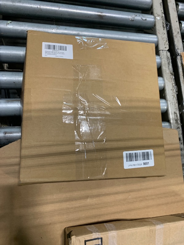 Photo 1 of [Timer & Lighted]18 Inch 20 LED Halloween Wreaths for Front Door Blacks Oranges Eucalyptus Leafed Berried Halloween Wreath Decorations with Purples Lights Battery Operated for Home Door Indoor Outdoor