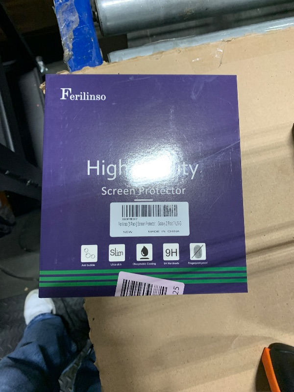 Photo 1 of ** FACTORY SEALED**
Ferilinso [Auto Dust Install] 3 Pack Inside Screen Protector for Samsung Galaxy Z Fold 7 [Phone Case Friendly], with 3 Pack Back Tempered Glass Film Accessories