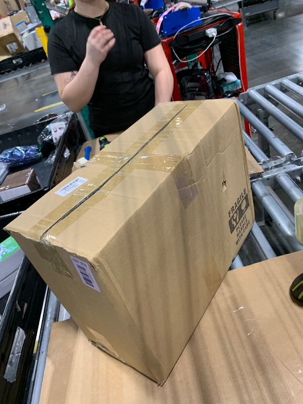 Photo 1 of ***Partial set - MISSING 1 PACK*** 
2 Pack 1 Gallon Square Glass Pitcher with Lid and Spout, Borosilicate Glass Carafe for Hot/Cold Drink, Water Pitchers with Handle for Fridge, Extra Large Jug for Iced Tea, Coffee, Juice, Beverage