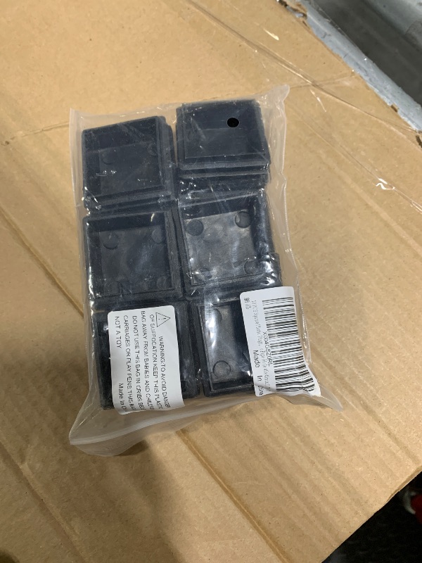 Photo 1 of 10 PCS Square Plastic Plugs,ULIFESTAR Glide Insert Pipe Tubing End Cap,Plastic Tubing Plug,Durable Chair Glide for Chair Table Stool Leg,Pipe,Stainless Steel Tubing,Tube Pipe Hole 45x45mm/1.77x1.77''