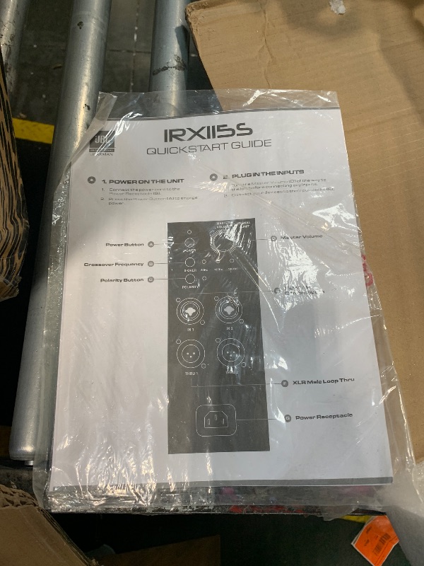 Photo 4 of JBL Professional IRX115S Powered Compact Subwoofer, Wired Electric,15-Inch, Black