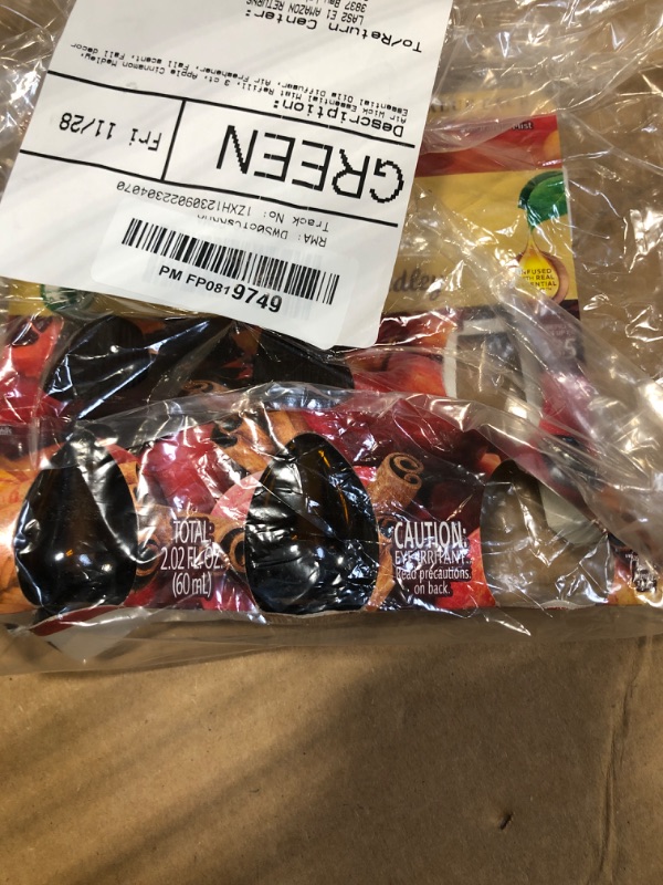 Photo 1 of **** ONLY TWO***
Air Wick Essential Mist Refill, 3 ct, Apple Cinnamon Medley, Essential Oils Diffuser, Air Freshener, Fall scent, Fall decor