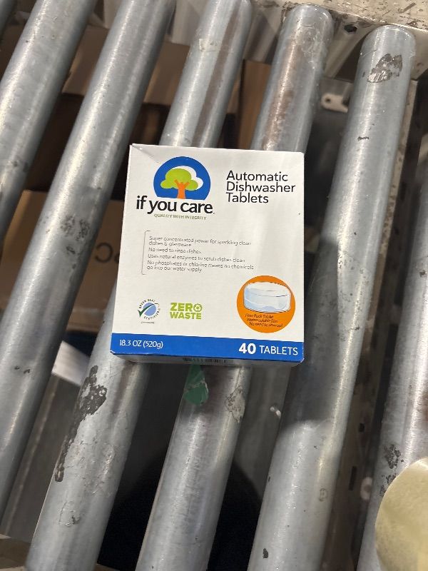 Photo 1 of ** FACTORY SEALED**
If You Care Dishwasher Tablets 40 Count - Powerful, Plant Based, Concentrated, Biodegradable, Natural Dish Cleaner Detergent, Dishwashing Soap Tabs