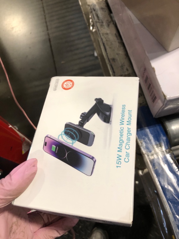 Photo 1 of *UNTESTED*
Hinyx for MagSafe Car Mount Charger, 15W Magnetic Wireless Car Charger Vent Dash Charging Phone Holder Mount for iPhone 15 14 13 12 11 Pro Max Plus Mini Xr Xs, Samsung, Google, LG, etc