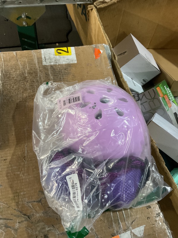 Photo 1 of ***(MISSING PADS/ NOT A COMPLETE SET)***Kids Bike Helmet Set Adjustable Helmet for Ages 2-15 Kids Toddler Boys Girls Youth, Multi-Sport Bicycle Skateboarding Football Rollerskating Scooter Rollerblade Balance Bike Helmets