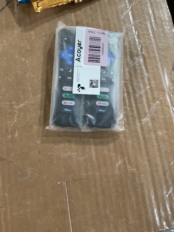 Photo 1 of (Pack of 2) Replacement Remote Control Only for Roku TV, Compatible for TCL Roku/Hisense Roku/Onn Roku/Sharp Roku/Element Roku/Westinghouse Roku/Philips Roku Smart TVs (Not for Roku Stick and Box)