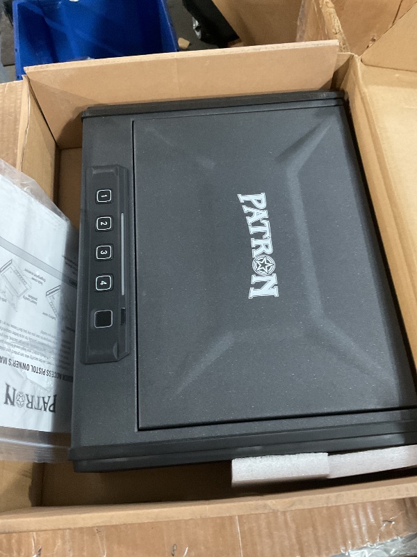 Photo 1 of [ 30% Larger capacity ]Gun Safe for Pistols, Biometric Handgun Safe box, Mounted Handgun Safe Quick Access Security Safe with Fingerprint Keypad Lock for Home nightstand